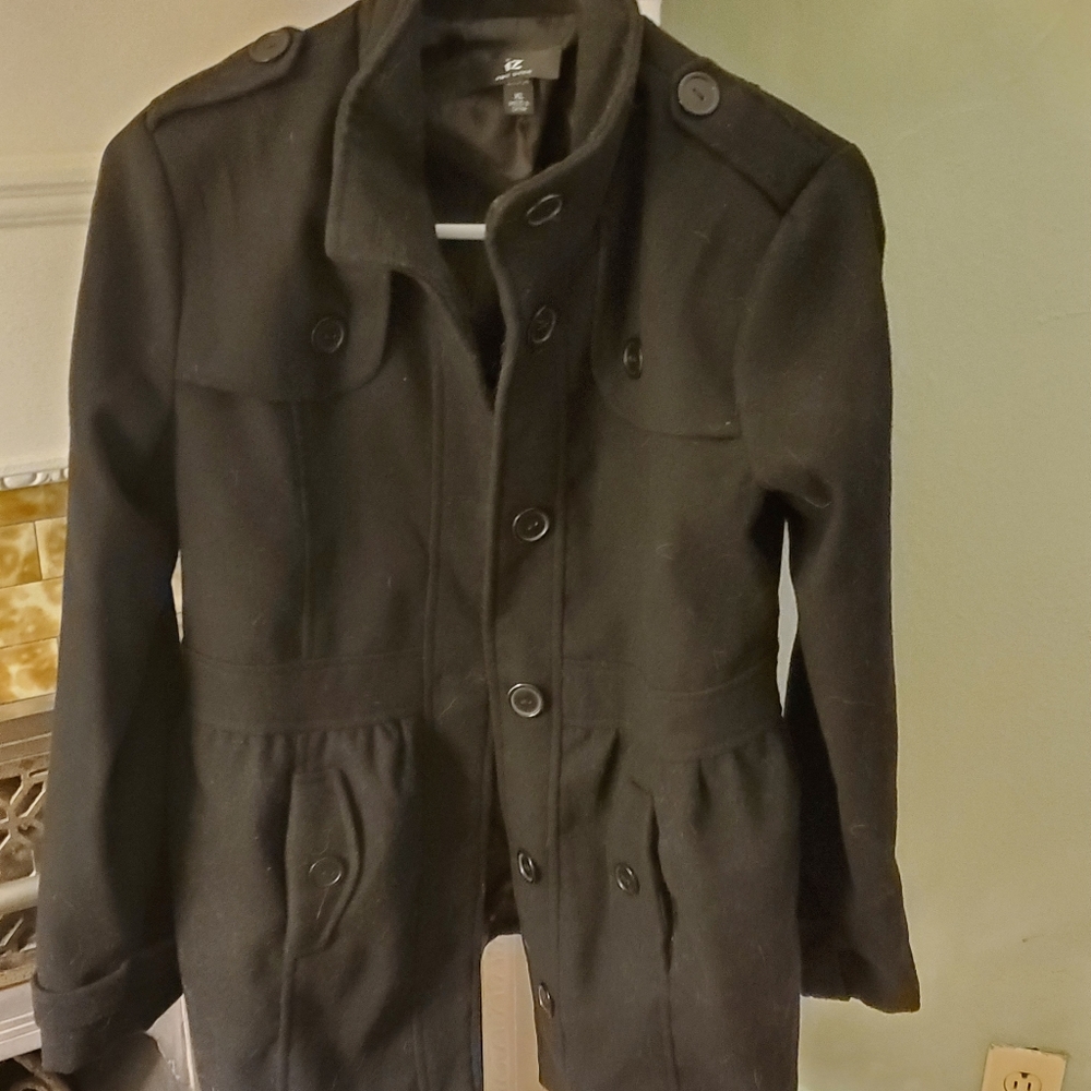 Girl's IZ Amy Byer Dress Wool Blend Coat,  XL